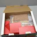 Family Cozy Cabin Doll House Playset, Dollhouse Furniture and Accessories,DIY Cottage Pretend Play Dollhouses, for Toddlers, Boys & Girls