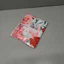 Miaoquhe Pink Rose Valentine's Valance for Window 54"x18", Valentine's Day Floral Leaf Kitchen Curtain Short Red Pink Love Heart Small Window Treatment Rod Pocket Cafe Valance for Home Bedroom Decor