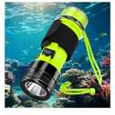 2 BlueFire Rechargeable Diving Flashlight, 1500 Lumen Scuba Diving Light, 3 Modes Underwater IPX8 Waterproof LED Flashlight,Night Dive Torch Submersible Light for Outdoor Under Water Sports Black
