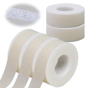 Lash Tape for Eyelash Extensions - Silicone Gel Eyelash Tape Eyelash Extension Tape for Sensitive Skin Pain Free Removal Breathable Micro Eyelash Extension Supplies1 in x 4yd5Rolls White