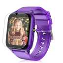 Goodatech 1.69'' Kids Smart Watch for Kids Boys Girls, HD Camera,26 Bulit-in Puzzle Games,Video Music Player,Pedometer,Flashlight,Alarm Clock, Birthday Gifts for 4-12 Years Children (Purple)