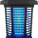 Klahaite Bug Zapper Outdoor, Electric Mosquito Zapper, Fly Zapper Indoor Fly Traps, Mosquito Repellent Outdoor Patio and Backyard Covers 1/2 Acre, 3 Prong Plug, 4200V, ABS Fireproof Plastic Outer (Black)