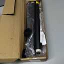 Closet Rod, 17 to 76 Inch Heavy Duty Adjustable Metal Clothing Rack for Hanging Clothes, Closet Poles for Wardrobes, Laundry, Durable Steel, Black