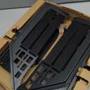 VEILS Front Door Storage Box for Jeep Wrangler JL JLU 4XE (2018-2025) & Gladiator JT (2020-2025) Accessories, Fits Manual/Power Seats, Heavy-Duty Metal Door Pockets Organizer 2PCS, Black