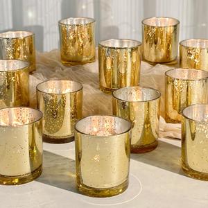 12 Pack Glass Candle Jars-10oz Golden Empty Candle Jars with Bamboo Lids, Bulk Candle Jars for Gold Wedding Centerpieces for Table Decorations, Gold Party Bridal Shower Decorations 12 Pack Glass Candle Jars-10oz Golden Empty Candle Jars with Bamboo Lids, Bulk Candle Jars for Gold Wedding Centerpieces for Table Decorations, Gold Party Bridal Shower Decorations