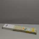 Cordless Light Filtering Mini Blind - 23 Inch Width, 48 Inch Length, 1" Slat Size - Pearl White - Cordless GII Morningstar Horizontal Windows Blinds for Interior by Achim Home Decor