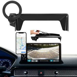 Magnetic Phone Holder for Honda Civic 11th Gen 2022-2026 & Acura Integra 2022+ Accessories, 360 Car Screen MagSafe Phone Mount & Sunglasses Storage Box for Civic Hatchback Sedan, Not Block Air Vent