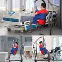 Toileting Sling, Patient Lift for Home Use Transfer Belt Medical Commode Full Body Sling -Compatible with Hoyer, Invacare, McKesson, Drive, Lumex, Medline, Joerns
