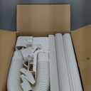 LyPrem 10Ft Mini Split Line Set Cover 3" PVC Line Cover Kit for Mini Split and Central Air Conditioner & Heat Pump(White)
