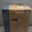 Simple Deluxe Home Office Desk Chair with Footrest, High-Back Mesh Rolling Swivel Reclining Chairs with Wheels, Comfortable Headrest, Lumbar Support, Comfy Arms (Blue)