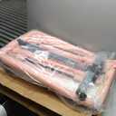 3 in 1 Bassinet Bedside Sleeper, Baby Bassinets Bedside Sleeper with Wheels, Breathable Mesh, Adjustable Height, Storage Basket, Easy Assemble & Folding (Pink)