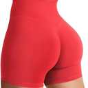 YEOREO Women's Biker Shorts 3.6" /4.5" / 6" Workout Gym Shorts Craze High Waist Tummy Control Hidden Scrunch Running Yoga Size M