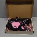 LOBEVE No Pull Dog Harness, Collar & Leash Set | Includes Dog Seat Belt, Collapsible Bowls & Poop Bag Dispenser. Ideal for Training, Walking, Hiking. Fits Small to Large Dogs(Pink-L)