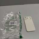 For iPhone 17 Pro Max Case Precise Cutouts Straight Edge TPU Shockproof Phone Cover White