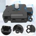 604-251 HVAC Blend Door Actuator, Replacement for Ford Fiesta 2011 2012 2013 2014 2015 2016 2017 2018 Heater Air Vent Actuator 604-251 604251 BE8Z19E616A