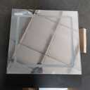 Vabches Vanity Desk with Lights, Makeup Vanity Table with Charging Station, 44.9in Big Vanity Set with 5 Drawers & Lots Storage Space, Black