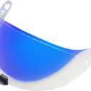 R420 Helmet Shield Replacement,Helmet Visor for R420 Helmet Lens Sun Protection Windshield (Revo Clear Blue-day and night)
