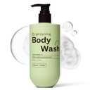 frank body Brightening Body Wash | Evens Tone & Brightens | Vitamin C, Kakadu Plum & Pomegranate | Bamboo & Camellia Scent | Vegan & Cruelty Free | 12.17 fl oz / 360 ml
