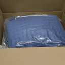 REDKISS 8-Piece Soft Bath Towel Sets, Extra Large 2 Bath Sheet (3570 in), 2 Hand Towel, 4 Washcloth, Microfiber Quick Dry & Absorbent, Blue Towels for Bathroom