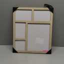 MONT PLEASANT Farmhouse 8X10 Picture Frame with 5 Openings Display Photo frames multiple pictures 8X10,Two 4X6 and 4X4 Photos Wood Collage Frame for Wall Mounting or Tabletop Display (Brown)