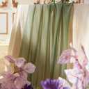 Ling's Moment 10Ft Chiffon Table Runner, Sage Green Table Runners Light Green Sheer Table Runner for Wedding Rustic Boho Wedding Party Bridal Shower Decorations Birthday