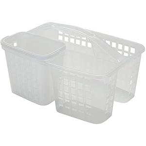 Bath Bliss 2 in 1 Portable, Bathroom Shower Caddy for Shampoo, Conditioner, Soap, and Cosmetics, in Bath Tote Has damage