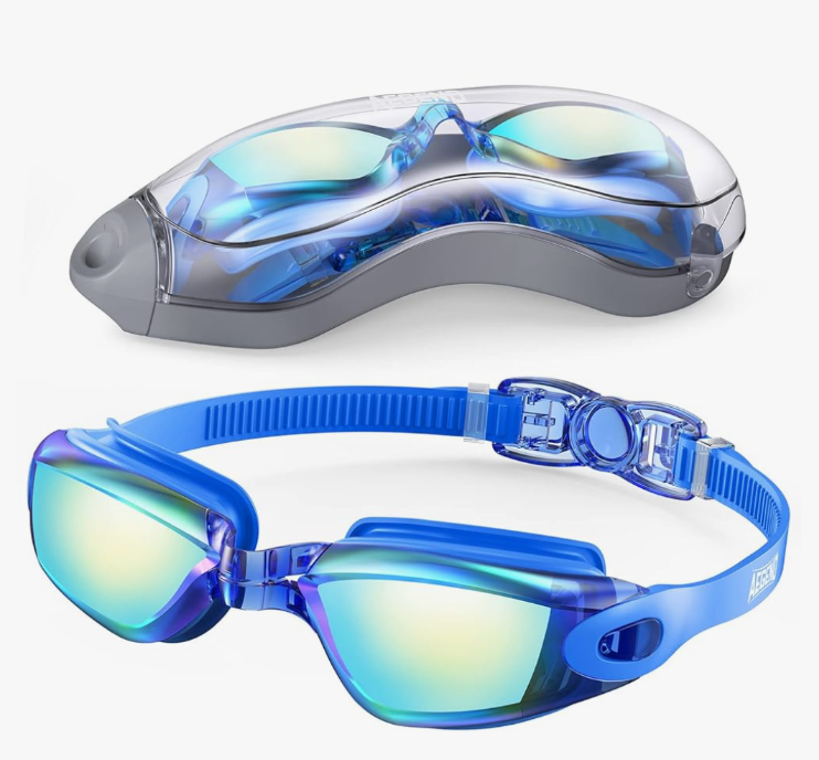 Aegend Swim Goggles, Swimming Goggles No Leaking Full Protection Adult Men Women Youth
