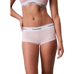 Calvin Klein Women's Cotton Boyshort Panty (Pink, XS)