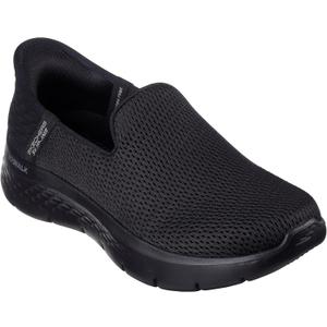 Skechers Womens Skechers Women's Hands Free Slip-ins Go Walk Flex-Relish (6 Wide, Black)
