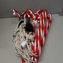 Joiedomi 12 Pcs Christmas Candy Cane Pathway Markers Lights, 17 Stakes Lights with Red, Waterproof Outdoor Decorations for Holiday Xmas Indoor,Yard, Walkway, Lawn, Garden Decor