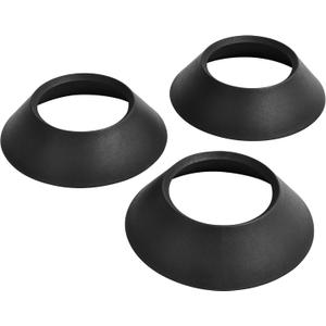 GoSports Black Ball Stand & Holder for Sports Balls (Basketballs, Baseballs, Footballs, Soccerballs) - 3 Pack Matte Black