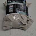 Zenna Home Linen Damask Blackout Rod Pocket Single Curtain Panel, Tan - 40"x84