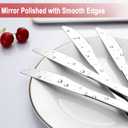 Pleafind 36 Pcs Stainless Steel Dinner Knives - 9.1 Inch Premium Table Cutlery, Durable Butter Knives, Mirror Polished Silverware Flatware for Home Kitchen Restaurant Use, Dishwasher Safe