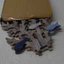 SAILINGSTORY Coral Decor Set of 2 Wooden Table Centerpieces, Coastal Nautical Beach Decor
