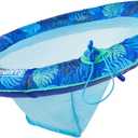 Swimways Elite Spring Float Papasan Pool Lounger, Inflatable Pool Floats Adult with Fast Inflation, Pool Lounge Chair for Adults up to 250 lbs