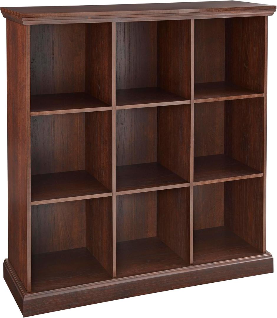 ClosetMaid 14954 Premium (9) Cube Decorative Organizer, 12.52-Inch D x 39.09-Inch H x 37.44-Inch W, Mahogany