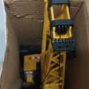 Metal ABS Crane Toy, Diecast Construction Vehicle with Movable Boom and Hook, Construction Toy Truck for Kids Boys Age 3+ Christmas Birthday Gift, 4.13 x 10.43 x 3.54 inches