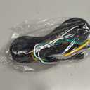 Gonice 25Ft 4 Pin Trailer Wiring Harness Kit with Black Nylon Protective Sleeve, 4 Pin 5 Wire Plug for Enhanced Durability - Wishbond Trailer Wire Kit