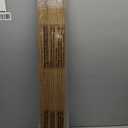 LazBlinds No Drill Bamboo Roman Shades, 35" W x 64" H, Star-Brown