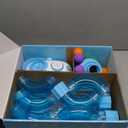 Air-Powered STEM Building Toys - Bluetooth Learning Toys with Wireless Music Play, Rechargeable & Play While Charging, STEM Toys for 3+ Year Old, DIY Kids Building Toys Birthday Gifts for Kids