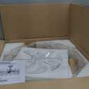 20 Inch Gold Caged Ceiling Fan with Light, Flower Chandelier Ceiling Fan with Lights Remote Control, Frower Crystal Fandelier 6 Speeds for Girl's Bedroom, Living Room