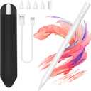 COO Stylus Pen for iPad 2018-2023 with Palm Rejection, 30Mins Fast Charging, Compatible with iPad 10/9/8/7/6th Gen, Pro 12.9"/11", Air 5/4/3, Mini 6/5(White02)