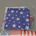 4th of July Party Supplies Set, Patriotic Theme Kit for Independence & Election Day Decorations, Includes Plates, Napkins, Cups, Banner, Tablecloth -Patriotic & 4th of July Party Decorations-24 Guests
