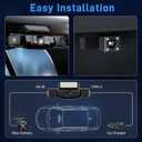 4 Channel Dash Cam 360 View Front Rear Left Right Car Camera,GPS and 5GHz Band WiFi,APP Control,G-Sensor,24H Parking Mode,8PCS IR Lights Night Vision,Wide Angle,WDR,Included Free TF Card