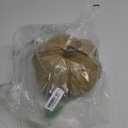 DuHouse Artificial Green Pumpkin Fall Decoration, 5.0" x 5.9" Faux Harvest Pumpkin with Rustic Stem and Speckled Finish for Autumn Table Decor, Thanksgiving Centerpiece