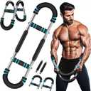 Twister Arm Trainer, Adjustable 3 Resistance Levels 60-100 lbs, Chest Workout Equipment, Arm Trainer, Twister Arm Trainer for Men & Women (Sky Blue)