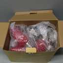 12 Pack C9 Christmas Lights Outdoor, Jumbo Bulbs Outdoor Christmas Decorations Plug in with Timer, Waterproof Pathway Lights for Outside Indoor Party Yard Garden Wedding Xmas Decor (Red and White)