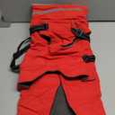 Winter Dog Coat Warm Dog Jacket Vest Waterproof Puffer Fleece Snowsuit Adjustable Buckle Leash Hole Reflective Cold Weather Parka for Small Medium Large Dogs Girl Boy  Red XL