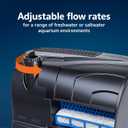 Aqueon SmartClean Power Filter with EcoRenew Filter Cartridge, Quick and Easy Water Changes, Quiet Operation, Adjustable Flow, for 30-50 Gallon Freshwater and Saltwater Aquariums, Large