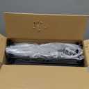 5 Tier Water Bottle Organizer Rack Metal Free Standing Water Storage Rack Beverage Holder Bottled Water Stand for Floor, Space Saver Soda Drink Shelf for Kitchen Living Room, Black